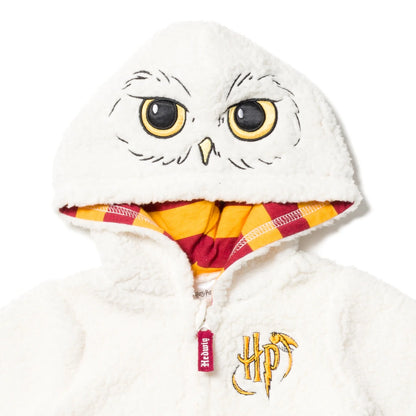 Hedwig Owl Newborn Baby Boys Zip up Costume Coverall Newborn to Infant